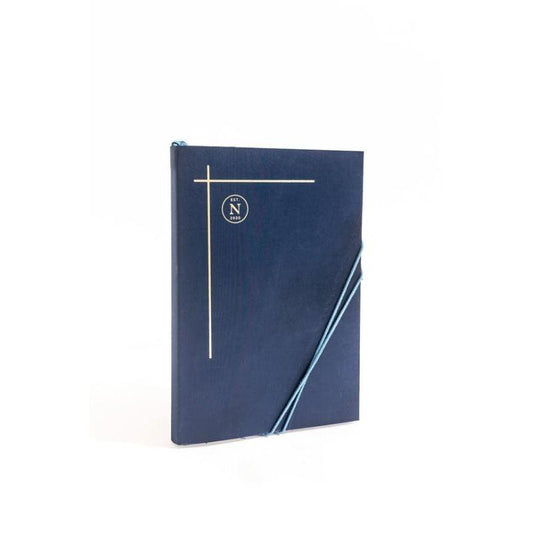 Nez Living Vegan Bio-leather Notebook Lilly | Large | Tanzanite