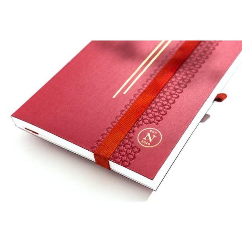 Nez Living Vegan Bio-leather Notebook Luisa | Medium | Ruby