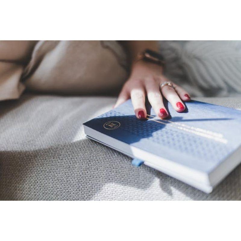 Nez Living Vegan Bio-leather Notebook Luisa | Medium | Tanzanite