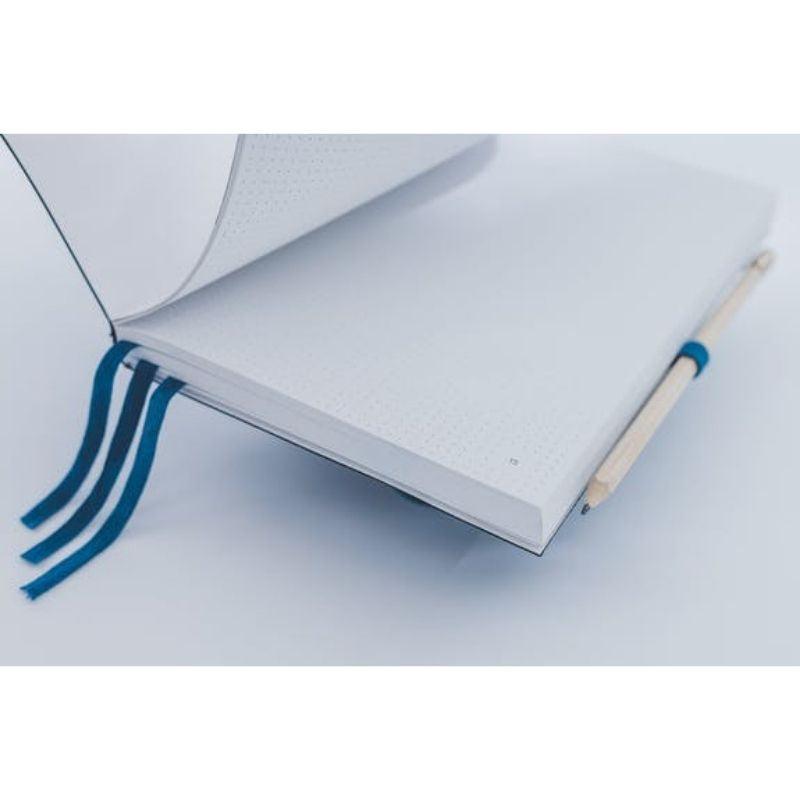 Nez Living Vegan Bio-leather Notebook Luisa | Medium | Tanzanite