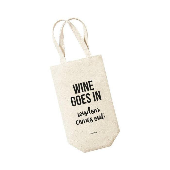 Wijntas naturel |Wine goes in, wisdom comes uit Krossproducts | De online winkel voor hebbedingetjes